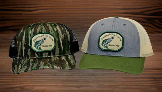 Backwoods Bait and Tackle Green Logo Hat Combo