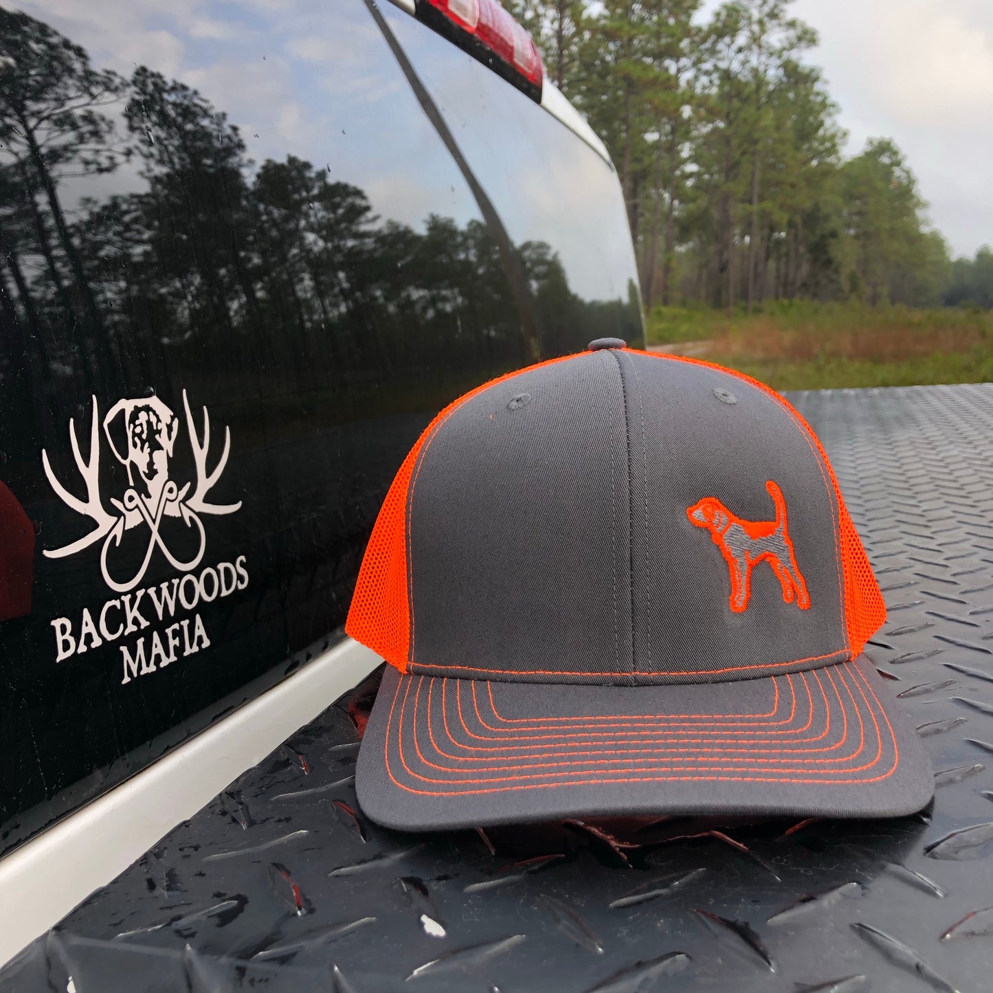 This Dog Will Hunt Gray/Orange Hat