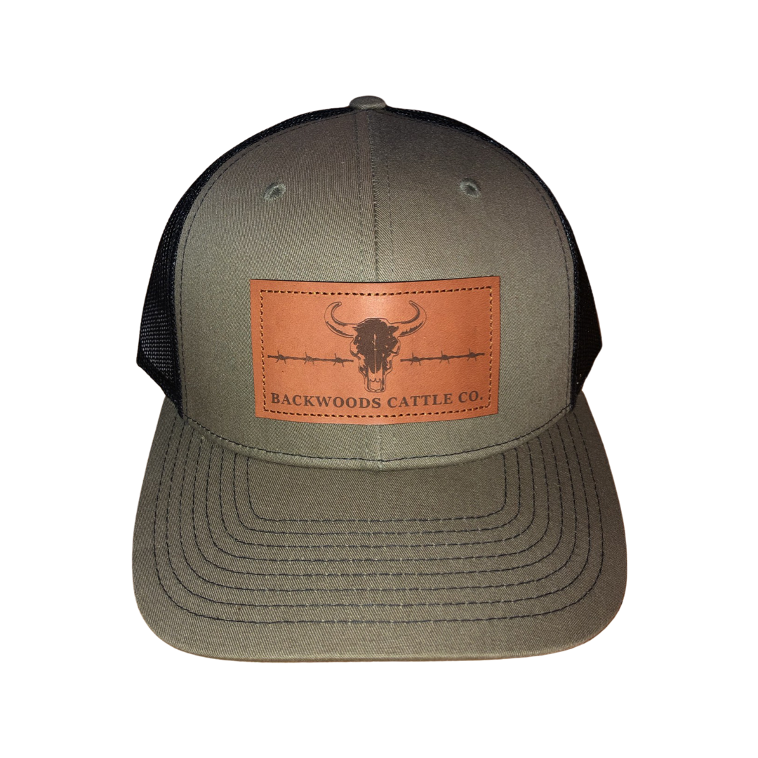 Backwoods Cattle Co. Olive Snapback