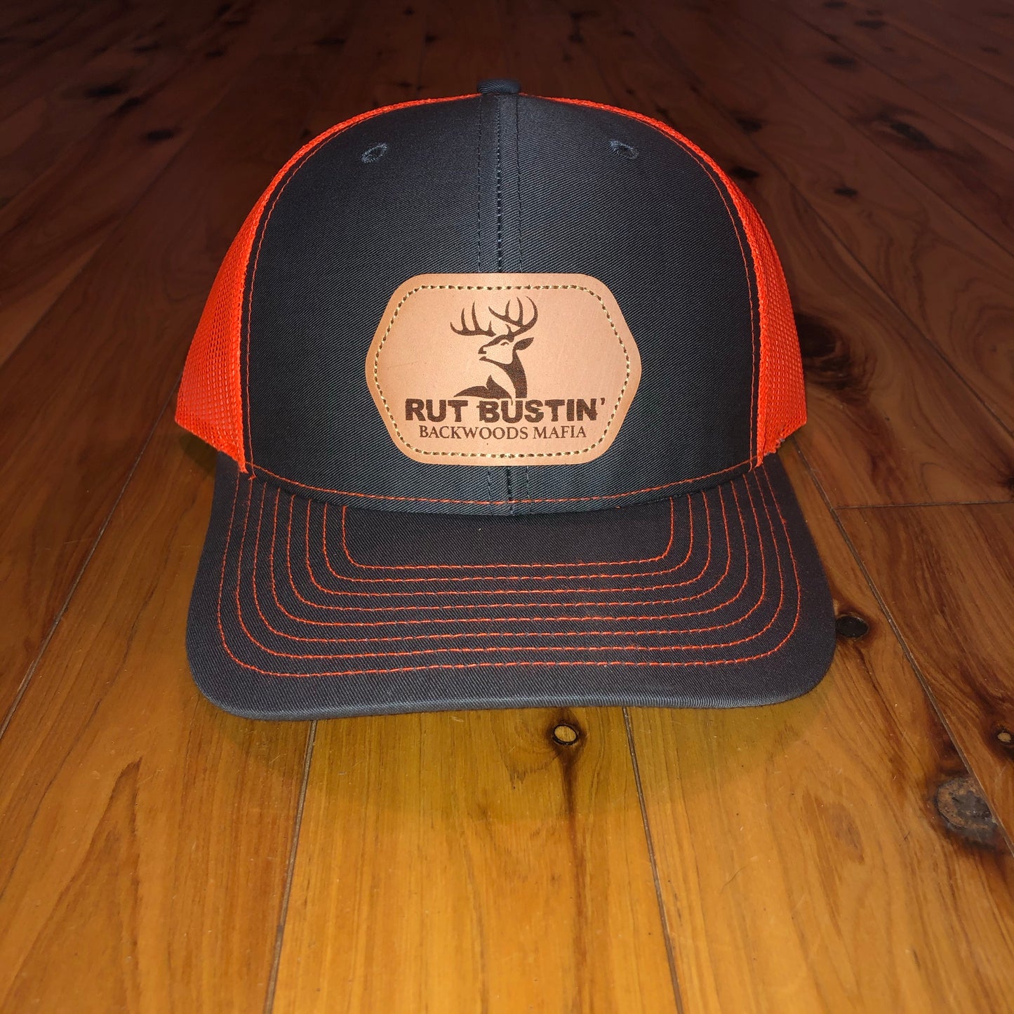 Rut Bustin' Gray/Orange Snapback