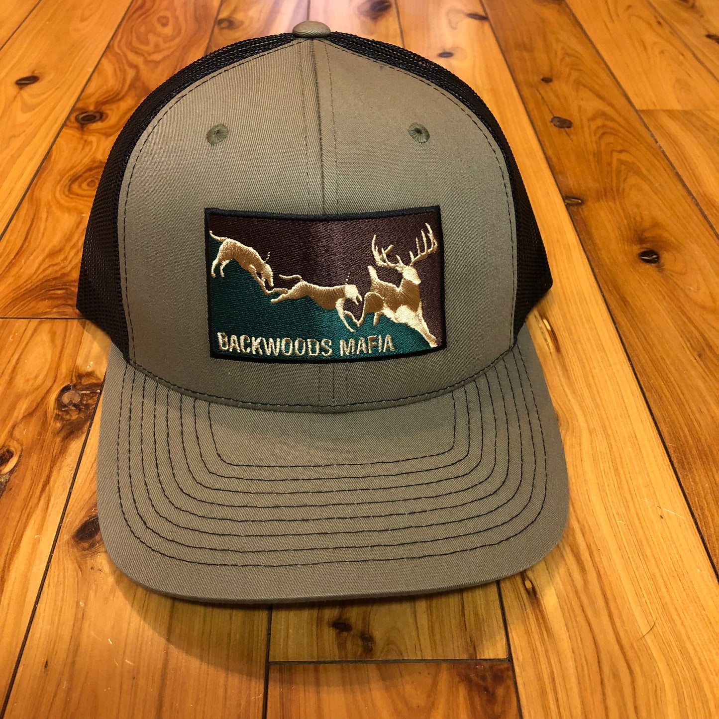 Olive/Black Dog Em Snapback