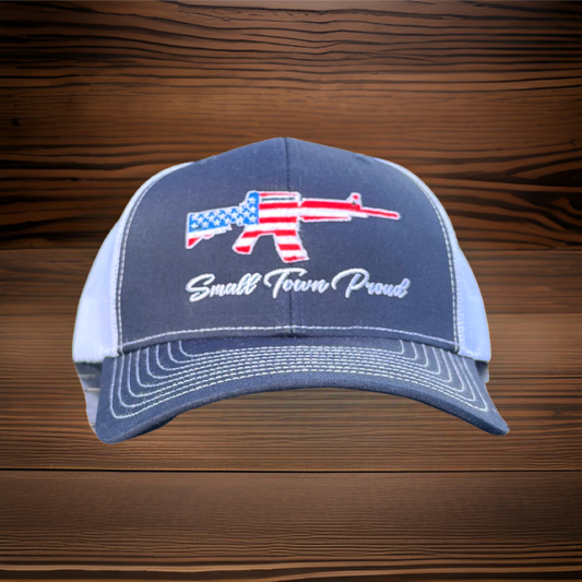 Small Town Proud Navy/White Snapback