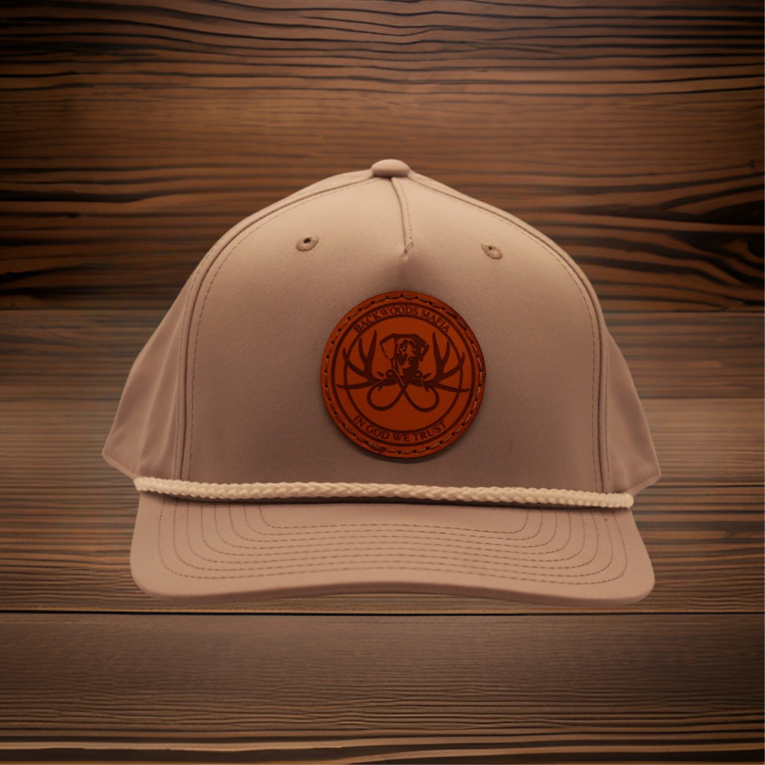 In God We Trust Gray Rope Hat