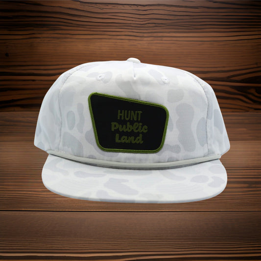 Hunt Public Land Olds Cool White Camo Rope Hat