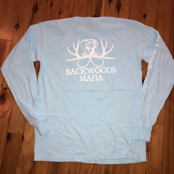 Baby Blue Long Sleeve Comfort Color Shirt