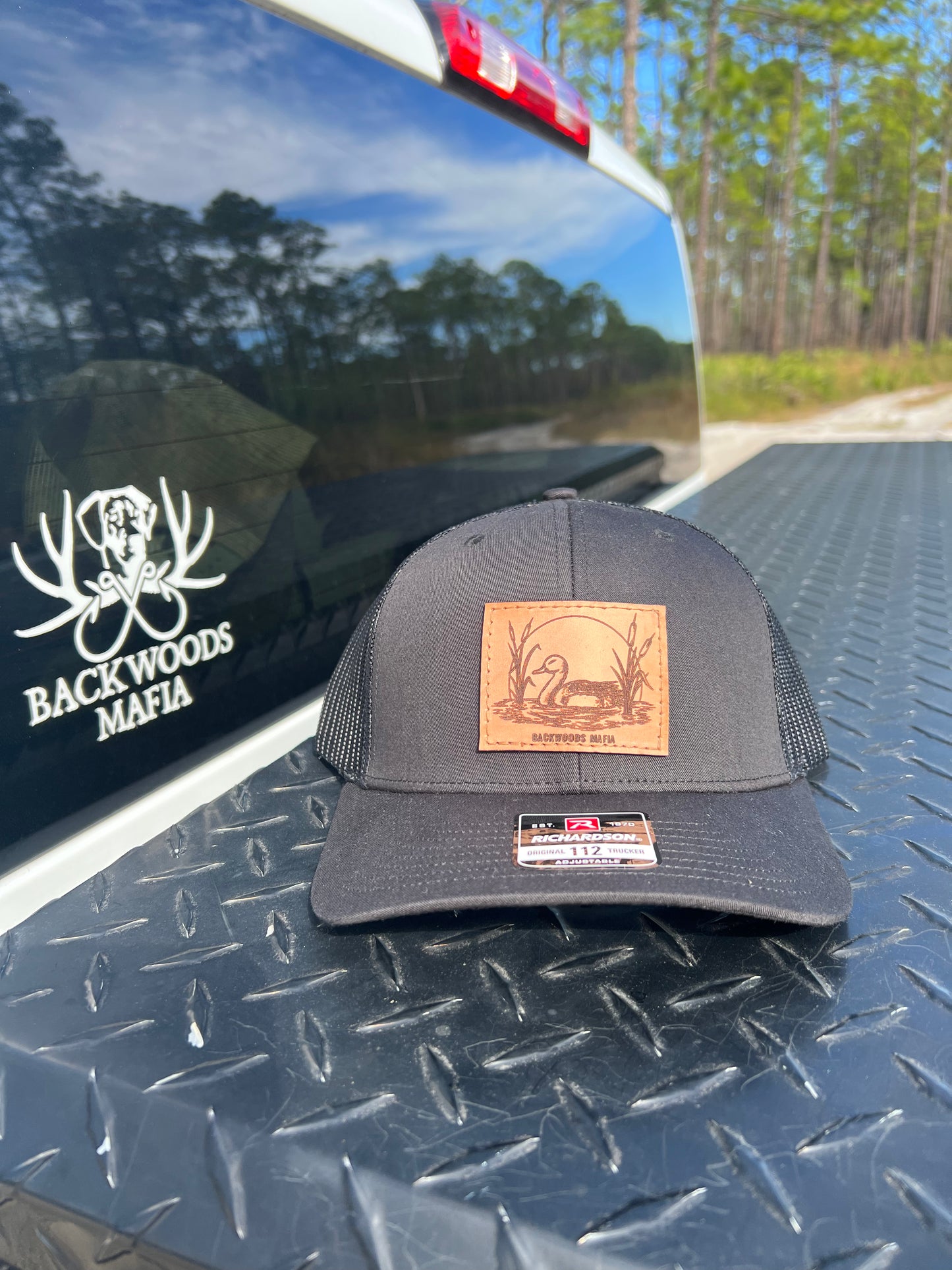 The Pintail Solid Black Hat