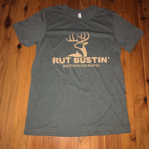 Rut Bustin' Military Green T-Shirt